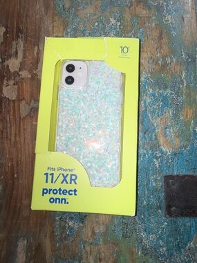 ⭐️ New On Running Iridescent Glitter White Phone Case for iPhone 11/XR